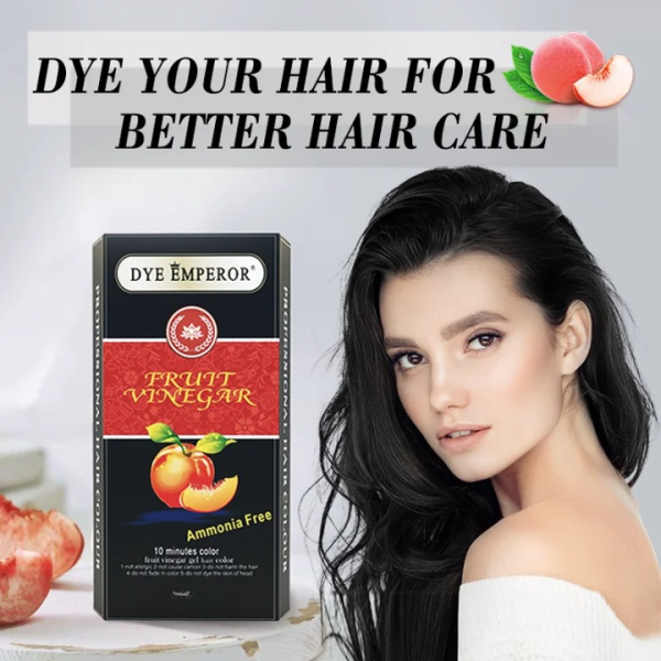 Ecosystem Fruit Vinegar Hair Color Gel Dye – Nourishing, Long-lasting Hair Color With Natural Shine – All Hair Types